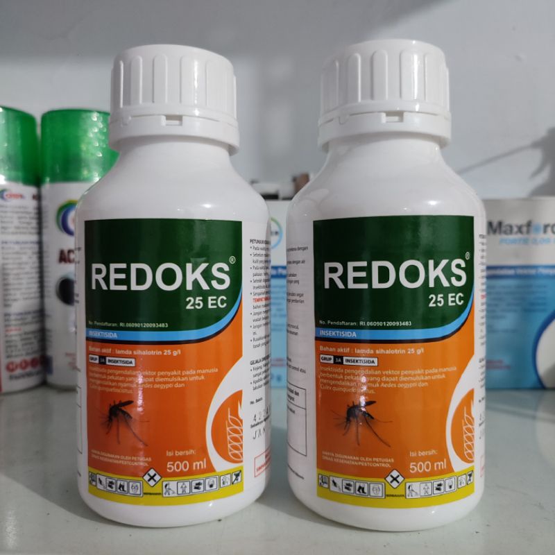REDOKS 25 EC - OBAT PESTISIDA FOGGING&amp;SPRAY - 500ML - BAHAN AKTIF SERUPA ICON 25EC