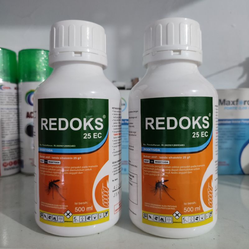 REDOKS 25 EC - OBAT PESTISIDA FOGGING&amp;SPRAY - 500ML - BAHAN AKTIF SERUPA ICON 25EC