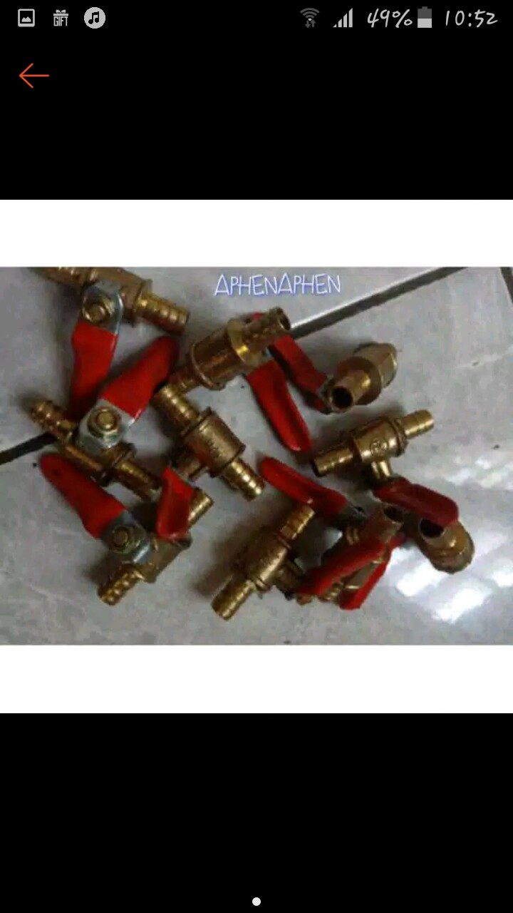 Keran Kuningan Kompresor/bensin