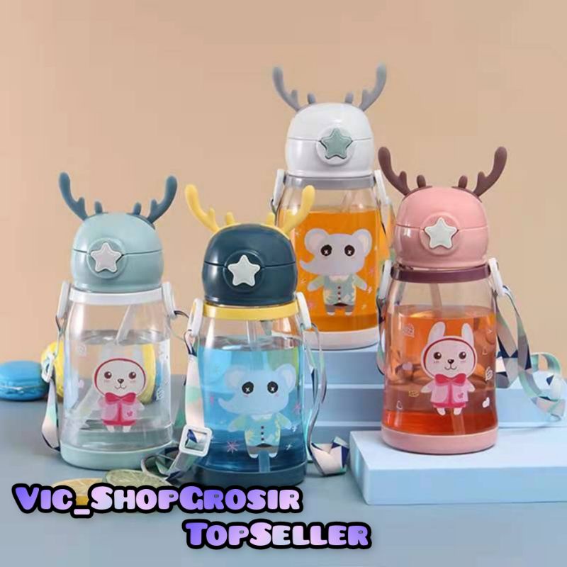 Botol Tanduk Rusa Karakter / Bottle Rusa Karakter / Botol Tanduk Rusa Free Tali
