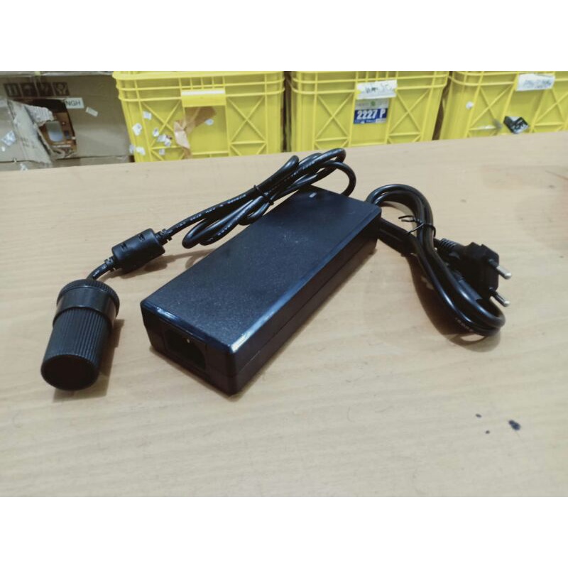 adaptor socket M vacuum cleaner 60w 100w inverter 120w inflator pompa charger kompresor 12v 10a 10 a