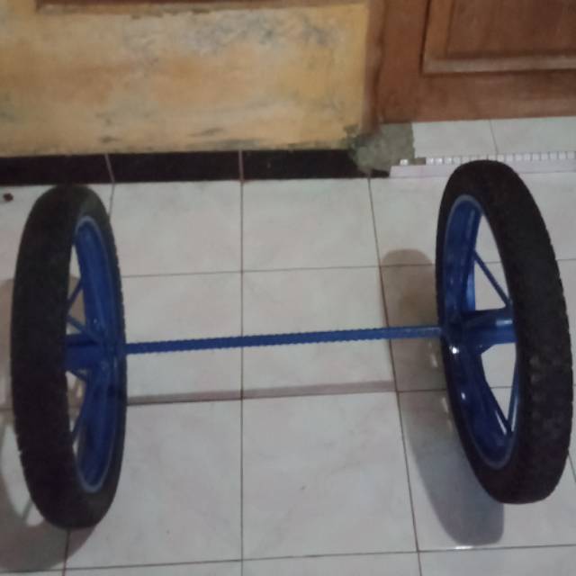 Roda gerobak ring 17 ruji 6