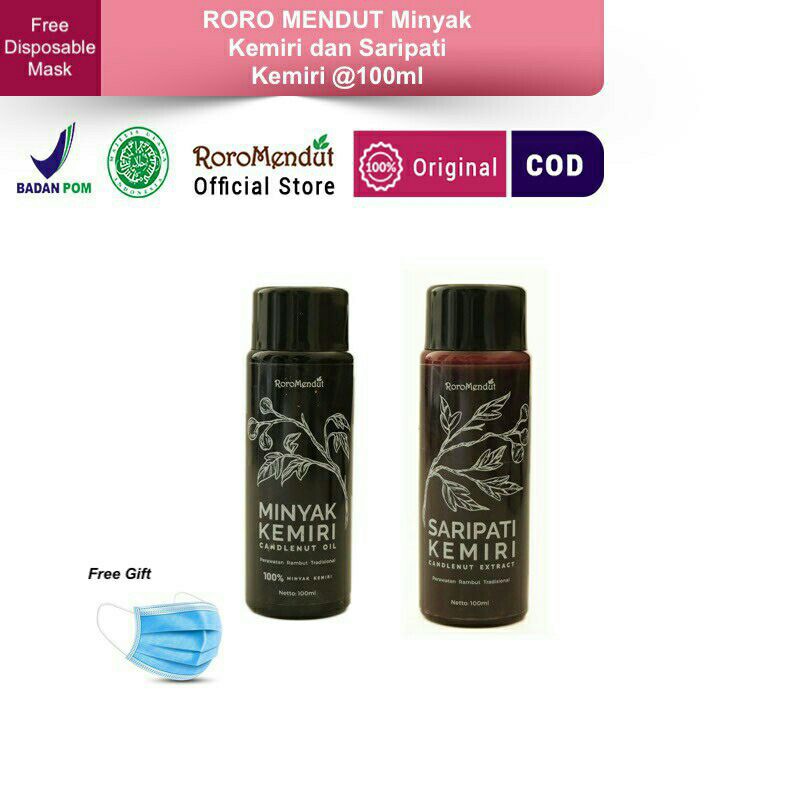 MINYAK KEMIRI DAN SARIPATI KEMIRI PENUMBUH RAMBUT - RORO MENDUT
