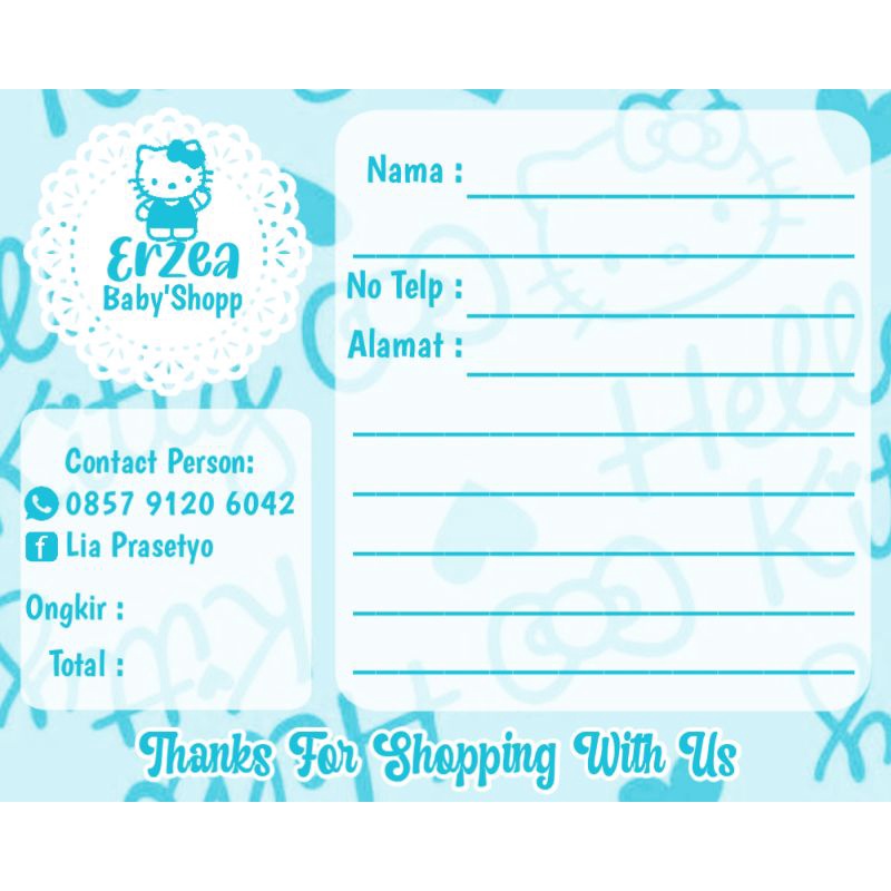 

LABEL OLSHOP FREE DESAIN