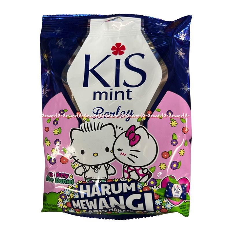 Kis Mint Barley Hello Kitty Dear Daniel 100gr Permen Kiss Untuk Nafas Harum