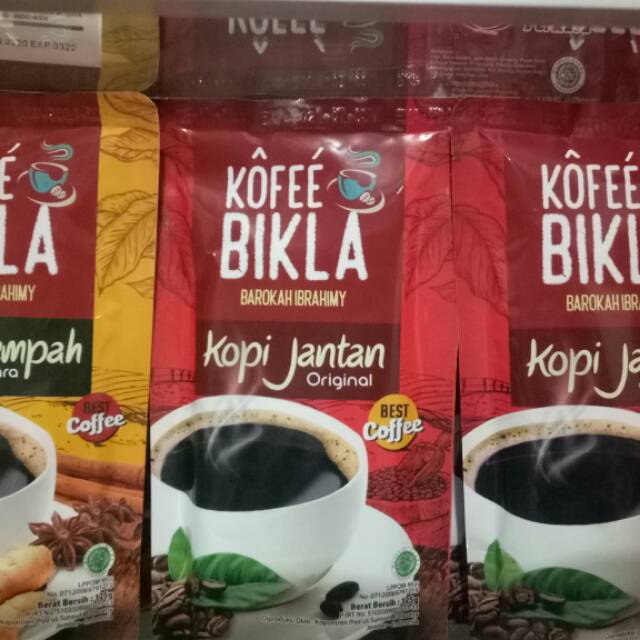 Kofee bikla kopi jantan original dan kopi rempah barokah ibrahimy
