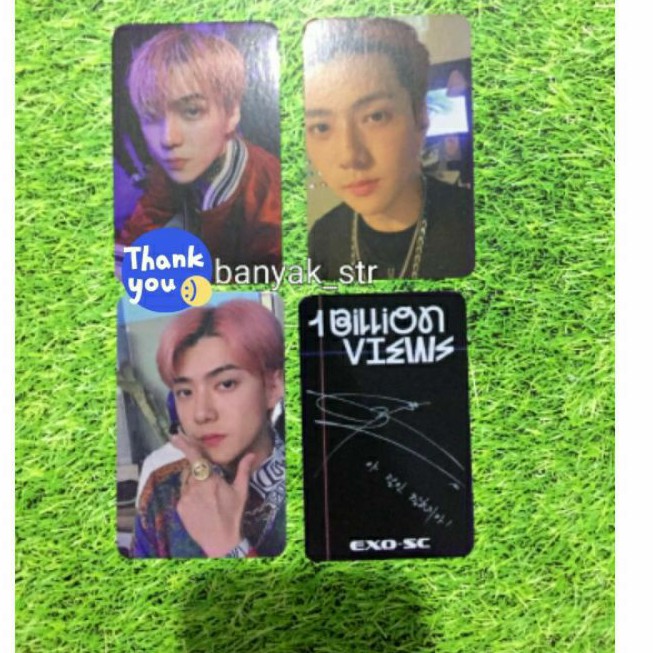 [READY STOCK] 3 PHOTOCARD SEHUN SC EXO SC / PHOTOCARD EXO SC SEHUN ISI 3 UNOFFICIAL