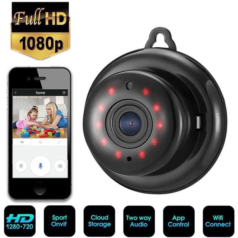 Kamera Cctv Mini Wifi Hd 1080p Pantau Jarak Jauh Menggunakan Hp IP CAMERA APP V380