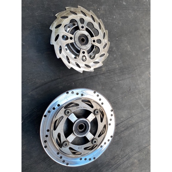 tromol belakang depan ninja r rr set piringan