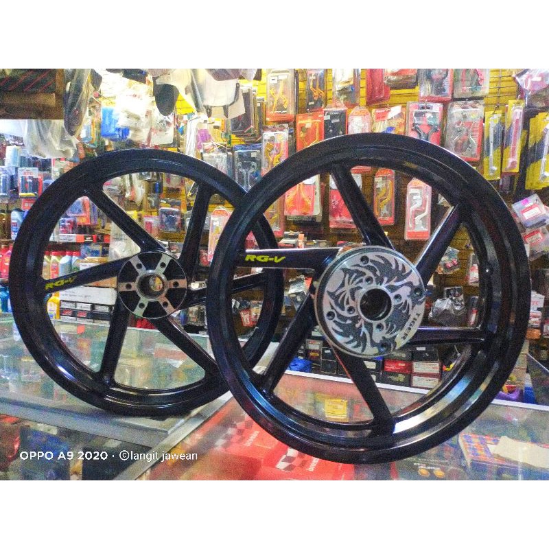 Velg Racing Palang 6 Miring RGV Tiger Revo Depan Double Disc