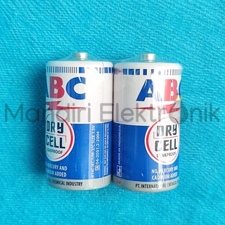 Jual Baterai ABC R14 sedang 1,5V - Baterai Sedang ABC Biru - Baterai ...