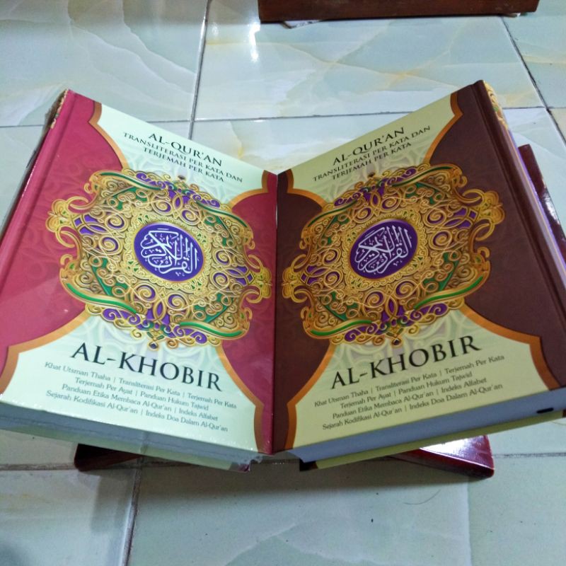 AL-QURAN AL-KHOBIR  terjemah +translitrasi
