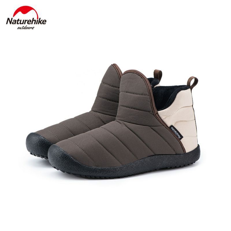SEPATU CAMPING  NATUREHIKE NH20FS046 WATERPROOF WARM CAMP SHOES PENDAKI GUNUNG HANGAT OUTDOOR