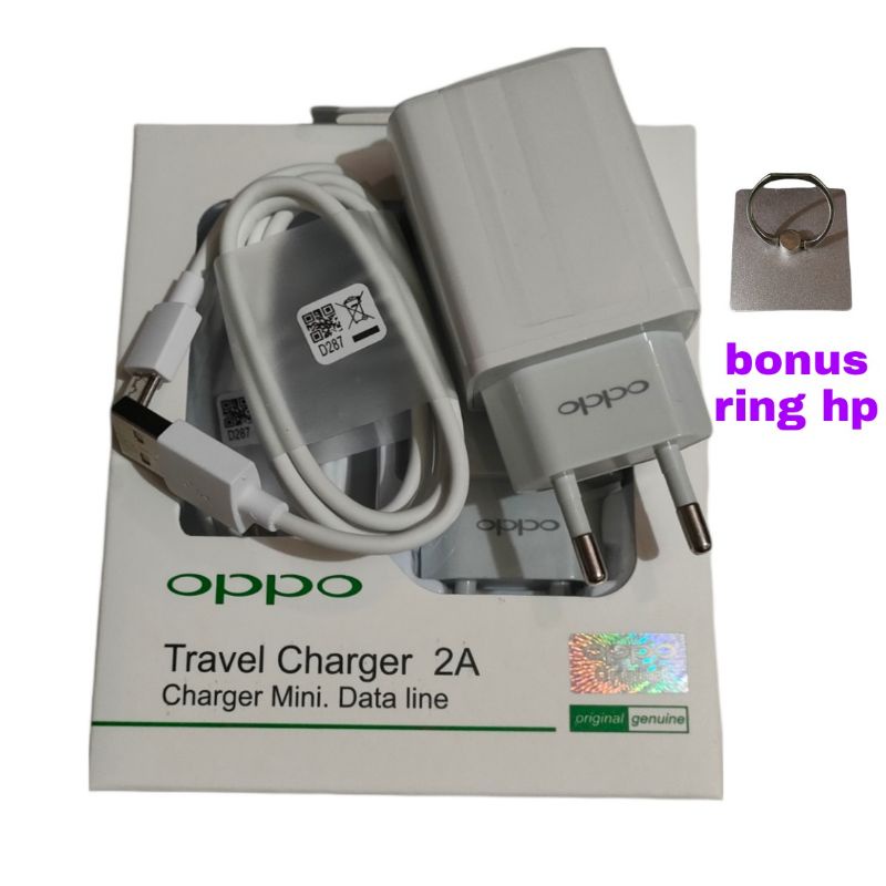 charger Oppo original fast charging support semua hp USB micro