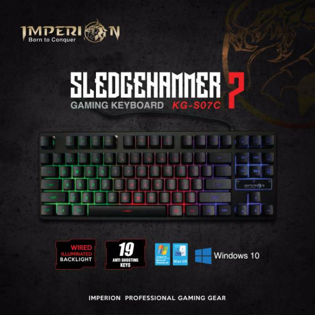 Imperion SLEDGEHAMMER 7 Gaming Keyboard TKL