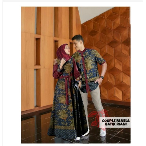 COUPLE DANIS/BAJU COUPLE/COUPLE BATIK/BAJU COUPLE MUSLIM/BAJU KONDANGAN/BAJU PESTA/COUPLE TERBARU