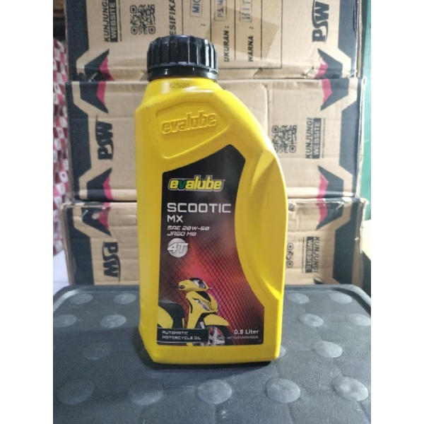 EVALUBE SCOOTIC MX OLI MESIN MATIC 0,8L