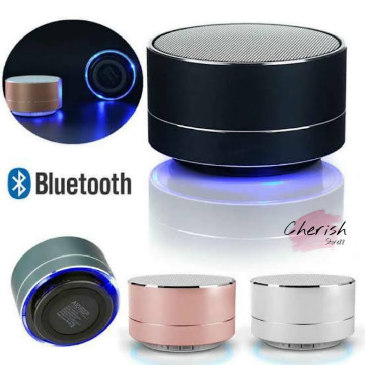 Speaker Bluetooth Mini A10 Protable Speaker Bulat Mini