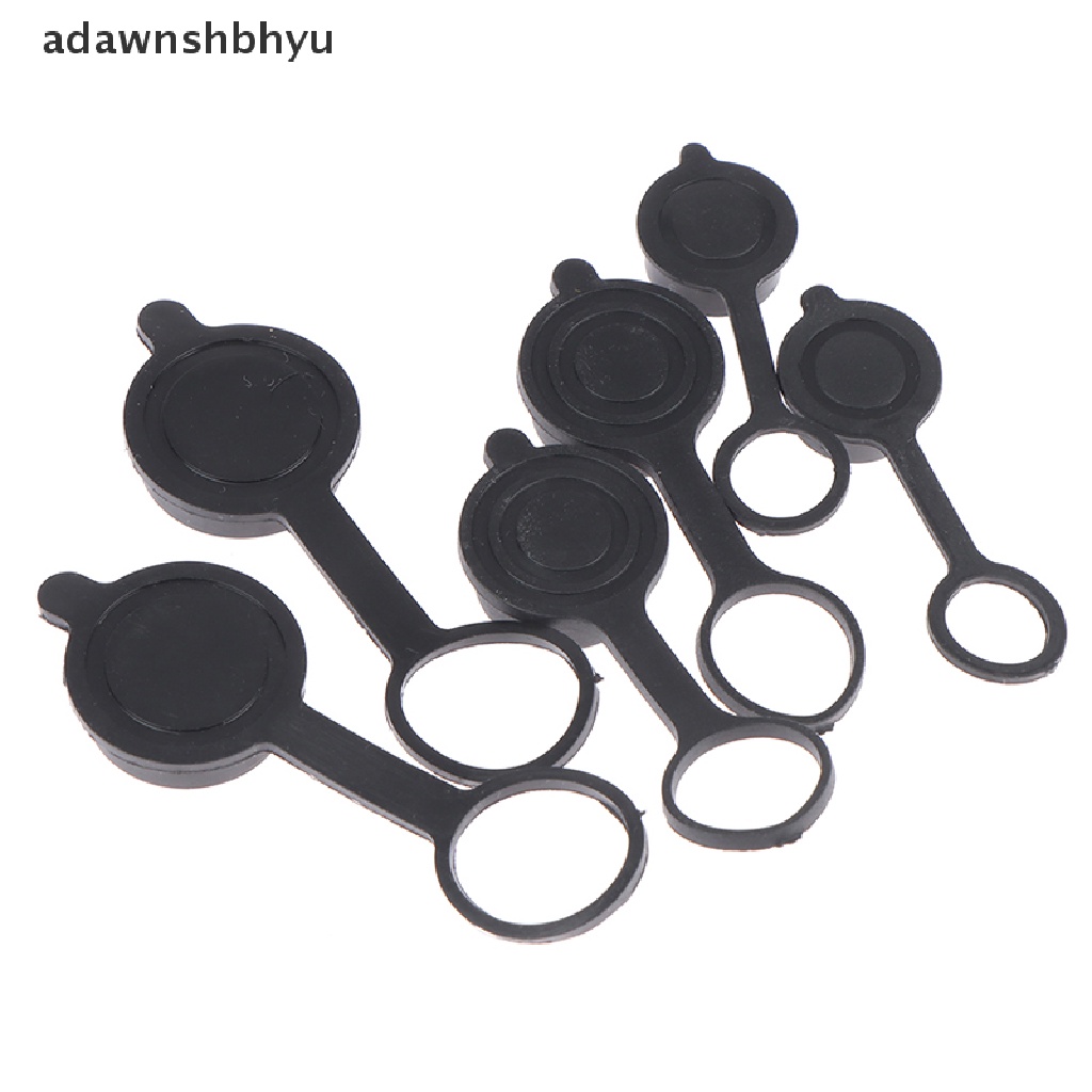 Adawnshbhyu 10pcs GX12 GX16 GX20 Aviation Circular Plug Socket Konektor Topi Debu Tahan Air