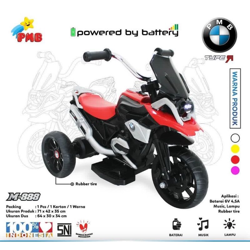 motor aki anak model mini trail pmb