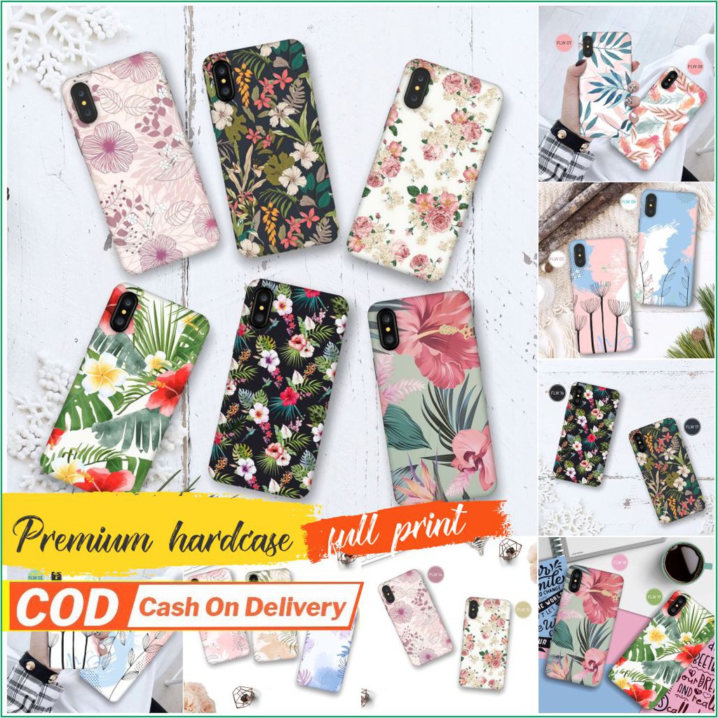 [COD] Hardcase Flower Case Oppo A5 2020 A3s A5s A37 A1k