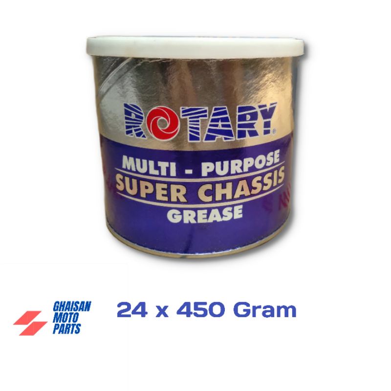 Grease gemuk vet vaselin Rotary 0.45kg biru putih