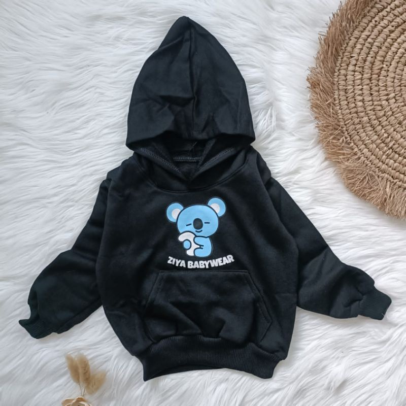 Sweater Hoodie Fleece 3-18 bulan / Baju hangat bayi