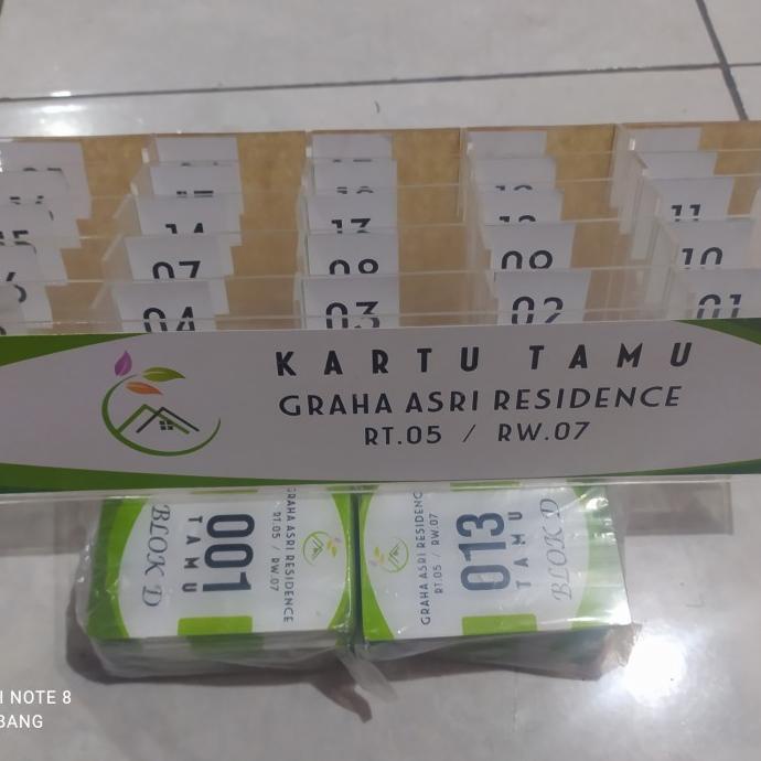 

Office & Stationery | Document Organizer | Kartu Tamu Perumahan Dan Rak Tempat Kartu | Best Seller