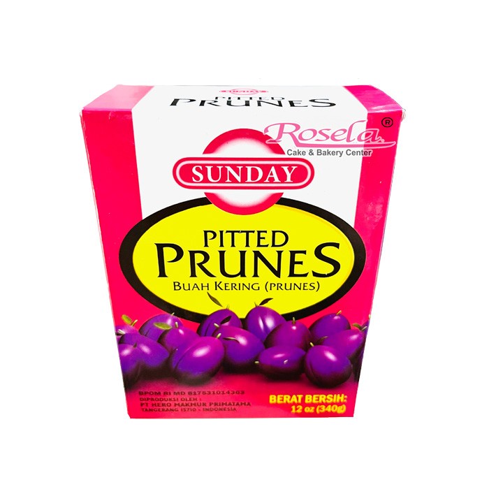 

Buah Kering - Sunday Pitted Prunes 340 Gr / Prune Plum Sunday Manisan - Buah Kering