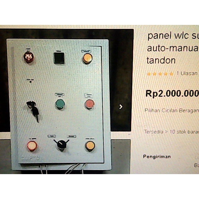 Jual panel wlc submersible 1pase 2hp auto-manual utk pompa air dan ...