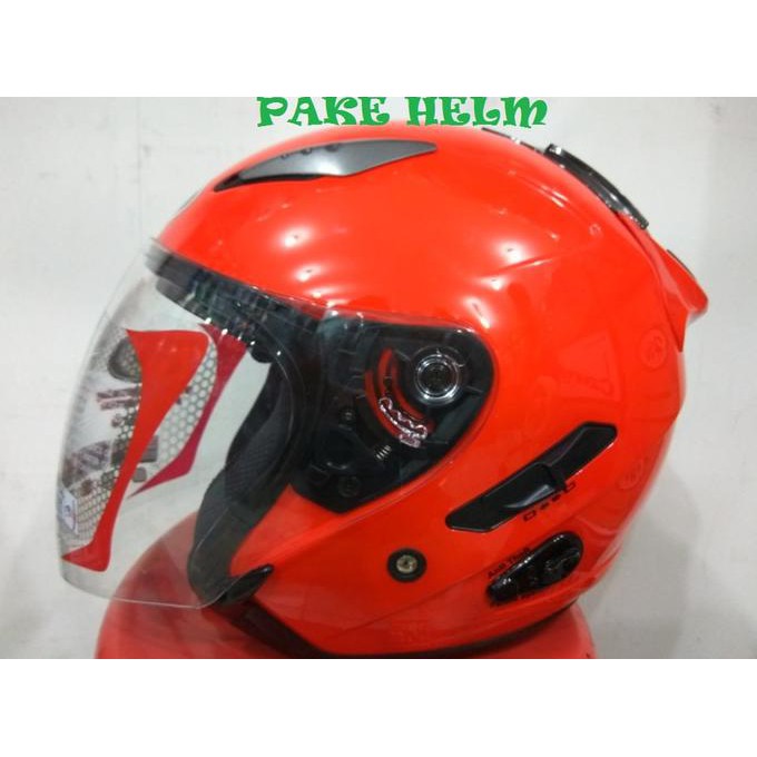 HELM KYT GALAXY SLIDE SOLID MERAH FERRARI