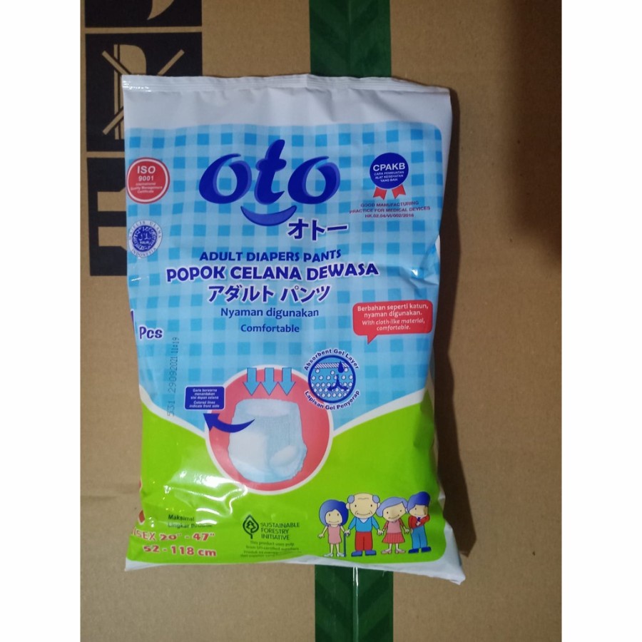 Oto Adult Diapers Celana M1/L1/XL1 Renceng