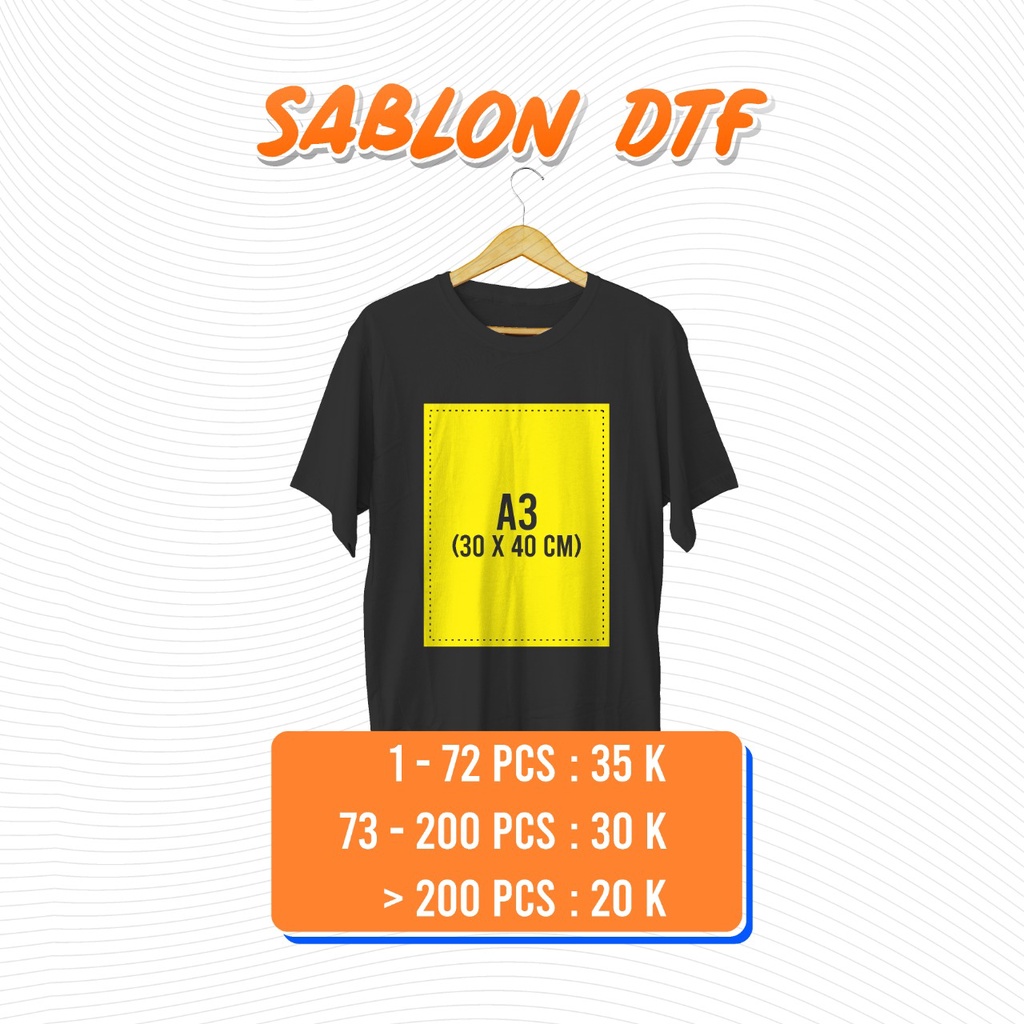 JASA SABLON DTF A3