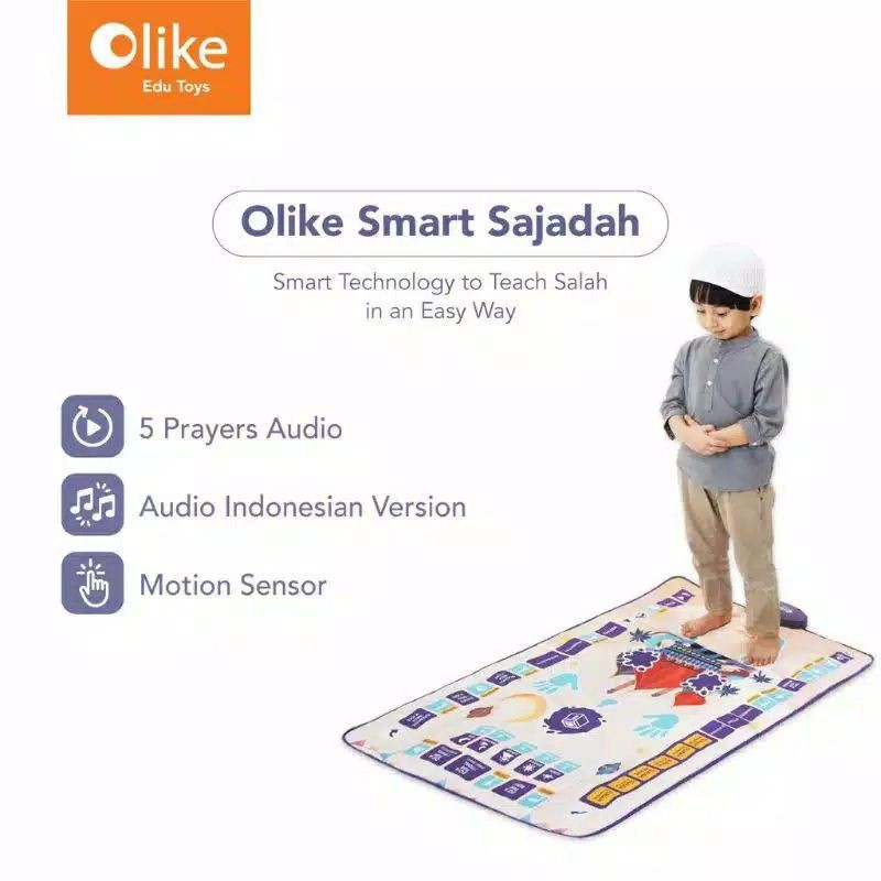 OLIKE SMART SAJADAH 2 &amp; 1 KIDS / SAJADAH PINTAR ANAK