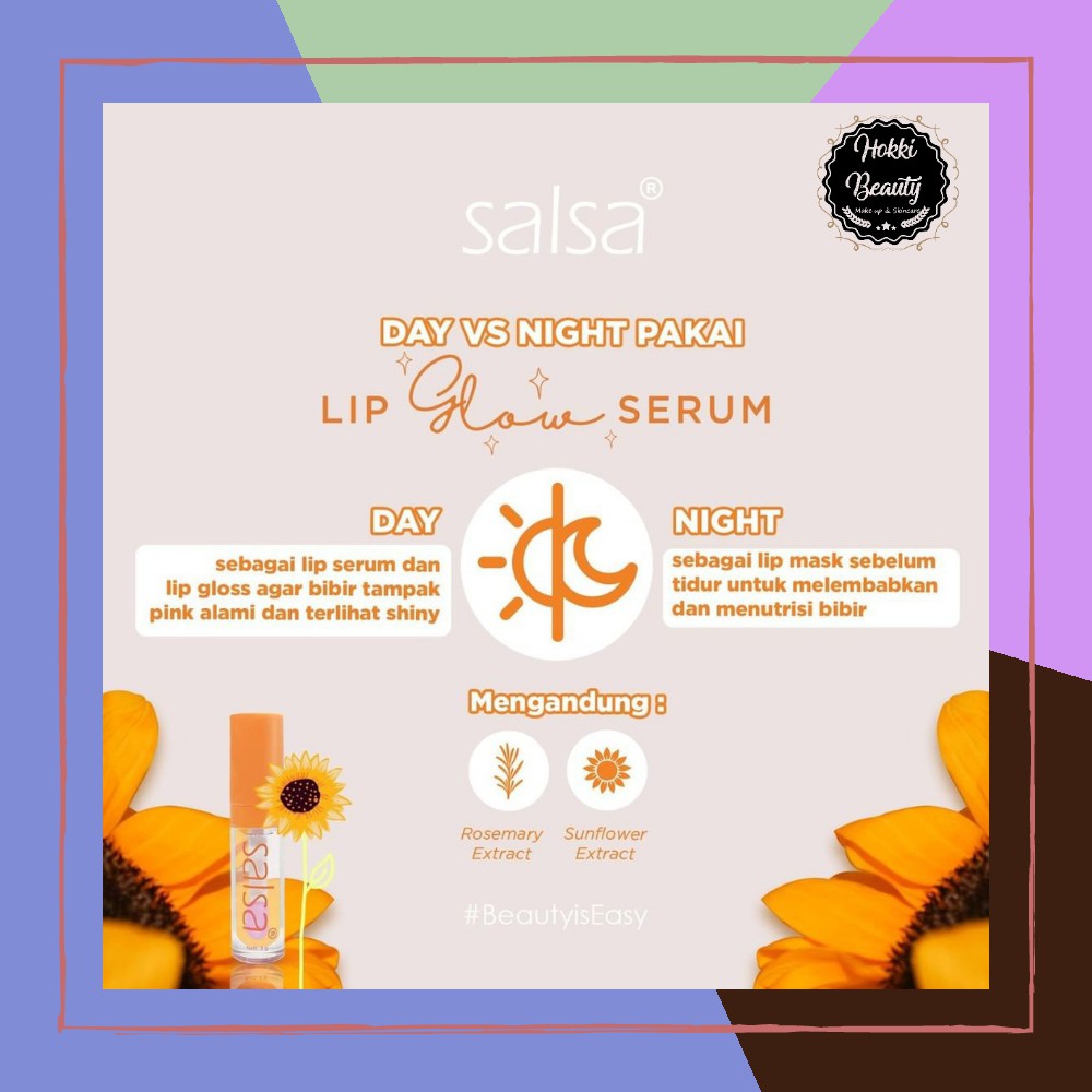 SALSA LIP GLOW SERUM - CORAL NUDE- TWILIGHT - SALSA LIPPIE SERUM BIBIR BPOM (PENGAMBILAN  24 PC FREE 1PCS)