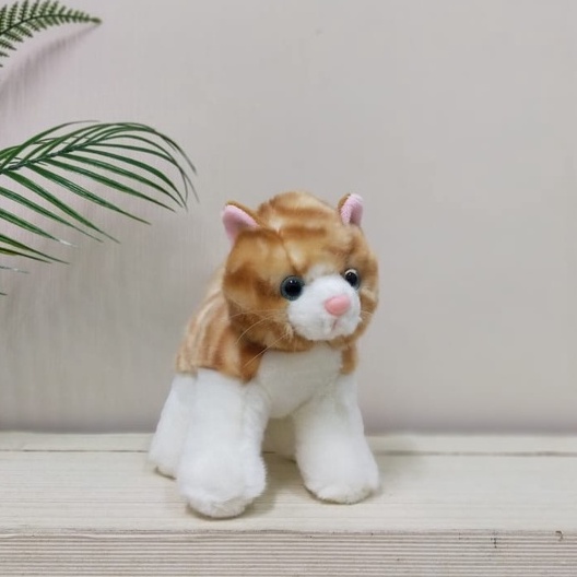 Boneka Kucing Kecil 20cm/Boneka Cat/Animal Boneka/Boneka Baby Kucing/Kado Boneka Animal