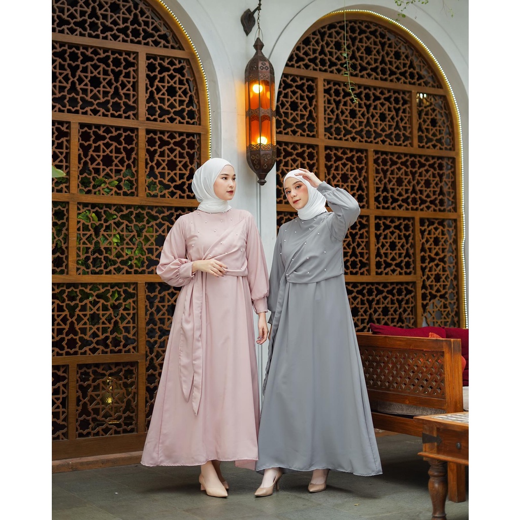 KHADIJAH DRESS - EID SERIES - PAKAIAN WANITA - DRESS MUSLIM