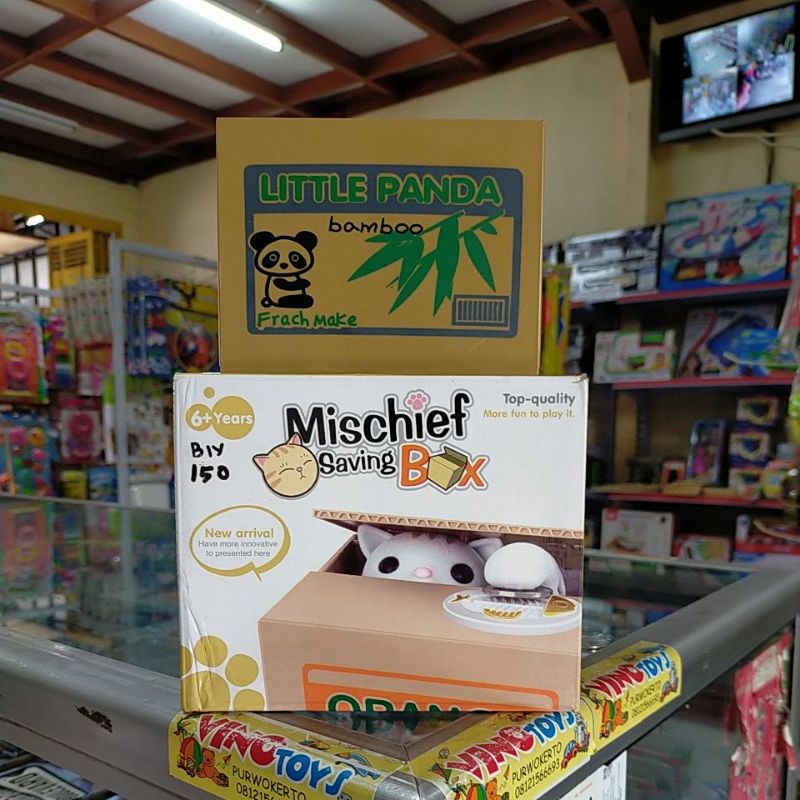 mischief saving box celengan panda