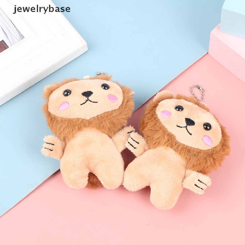 (jewelrybase) 1pc Gantungan Kunci Boneka Singa Kecil Untuk Aksesoris Tas