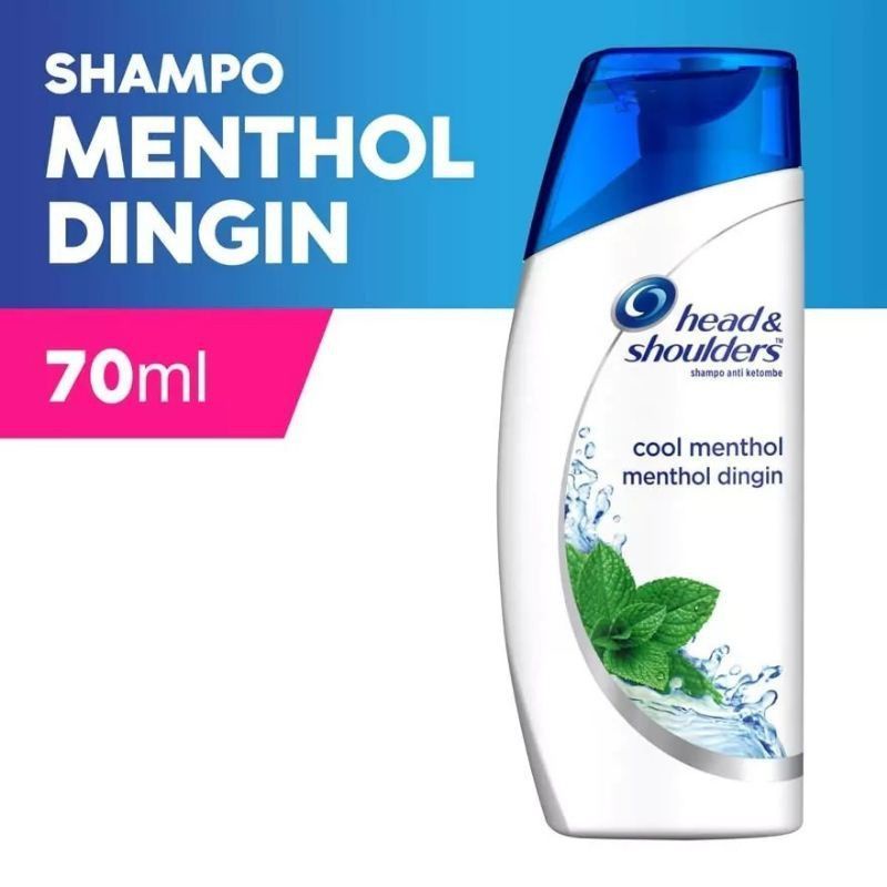 Shampoo Head &amp; Shoulders Cool Menthol 70ml Anti Ketombe Shampo 70 ml