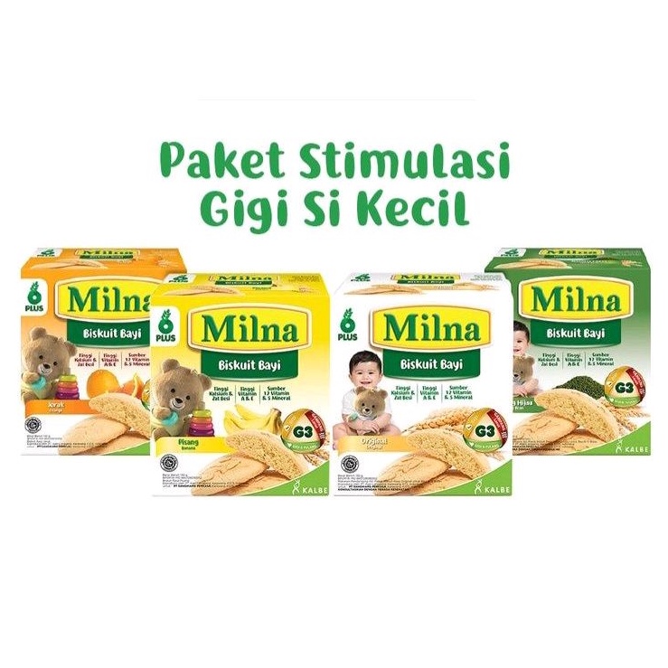 Milna Biskuit Bayi 130gr &amp; 65gr