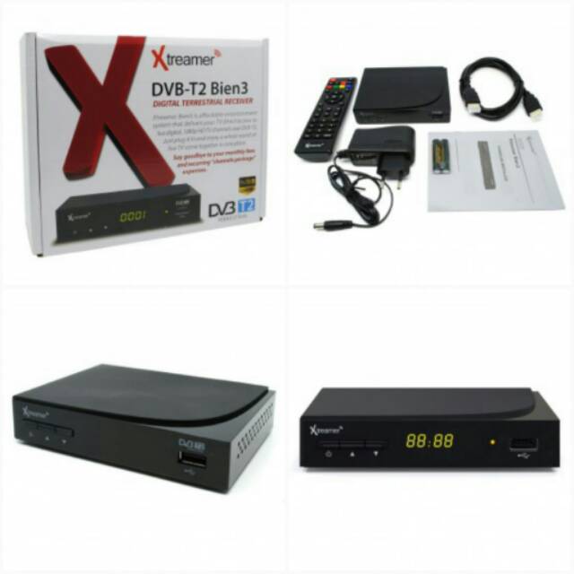 Xtreamer BIEN 3 Set Top Box DVB-T2 and Media Player - XTTV0ABK