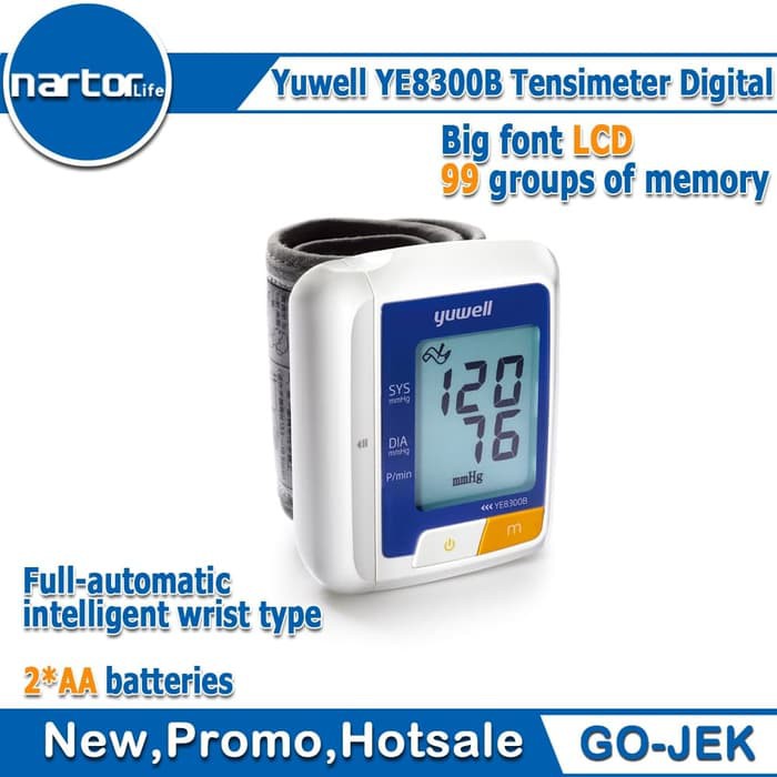 Yuwell YE8300B Tensimeter Digital Alat Ukur Tensi Tekanan Darah