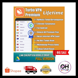 Software Turbo VPN Premium Lifetime Seumur Hidup| Bergaransi Sistem Keamanan