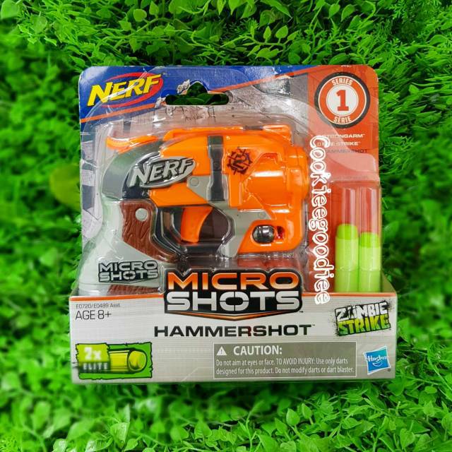 nerf microshots zombie strike hammershot