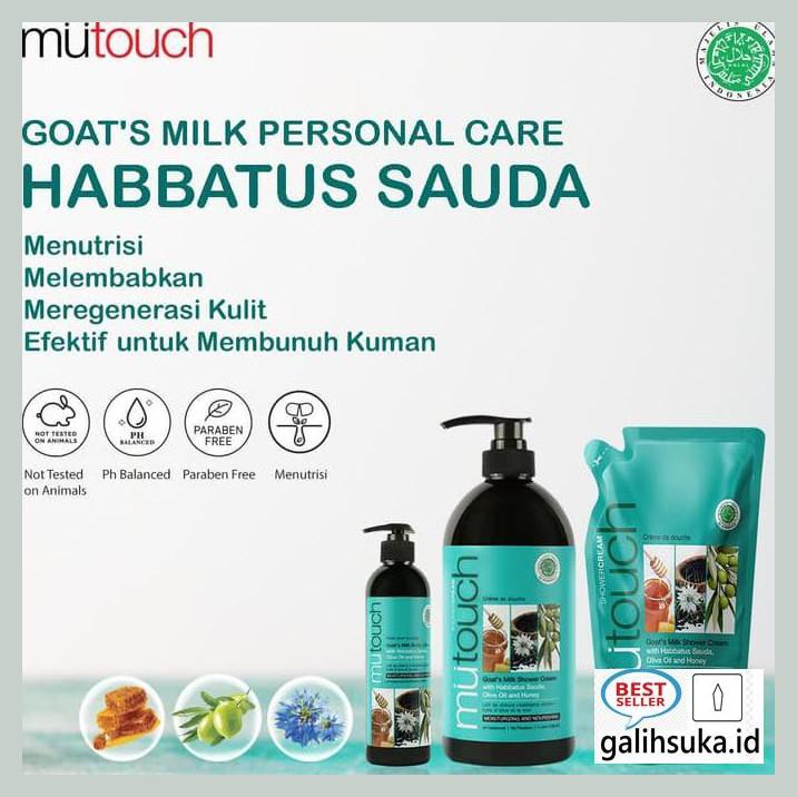 

R6Y67R68- Mutouch Goat'S Milk Shower Cream With Habbatus Sauda 800Ml Q34Qt5E7-