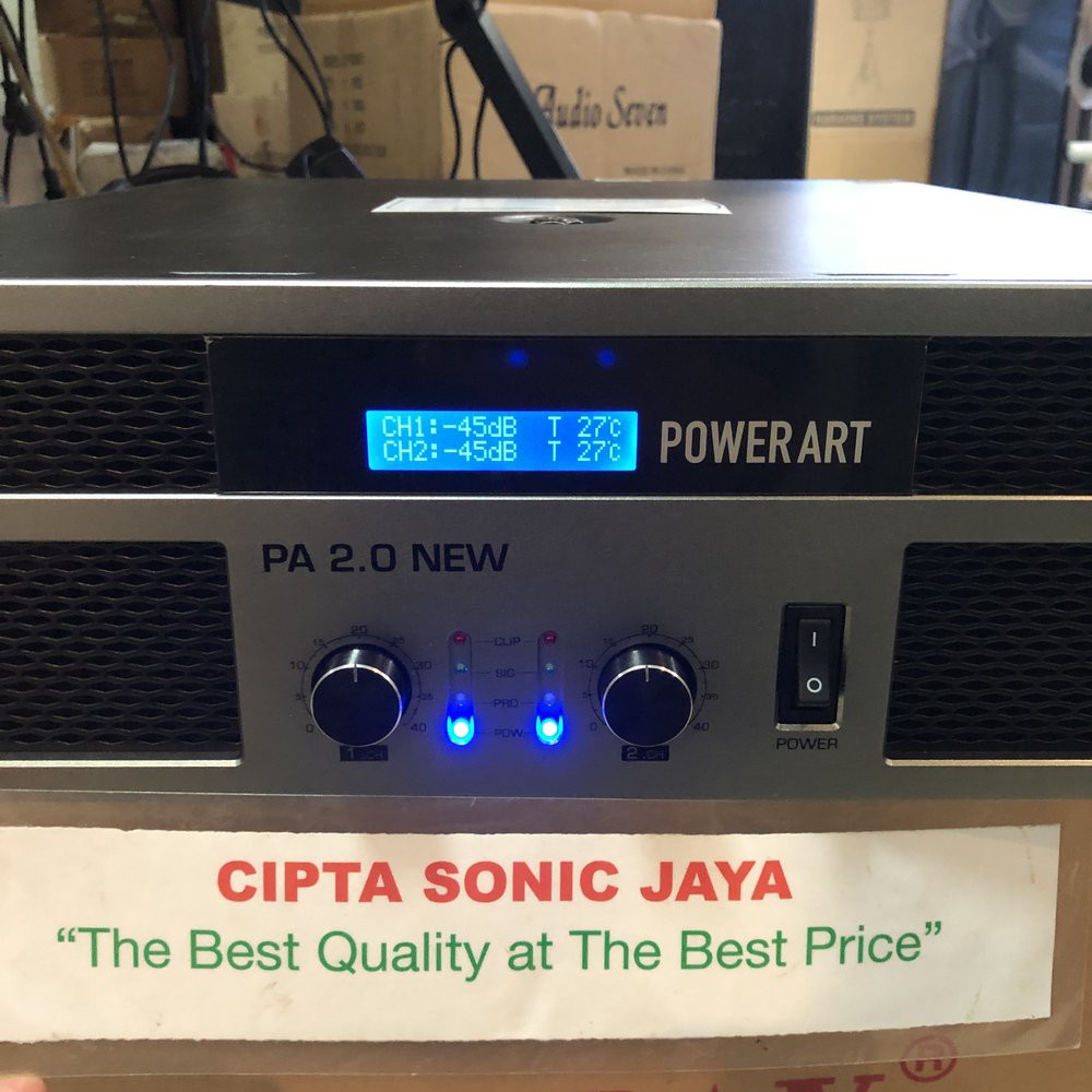 (PETI KAYU) Power Amplifier PA 2.0 NEW Power Art PA2.0 NEW ORIGINAL PA20 NEW