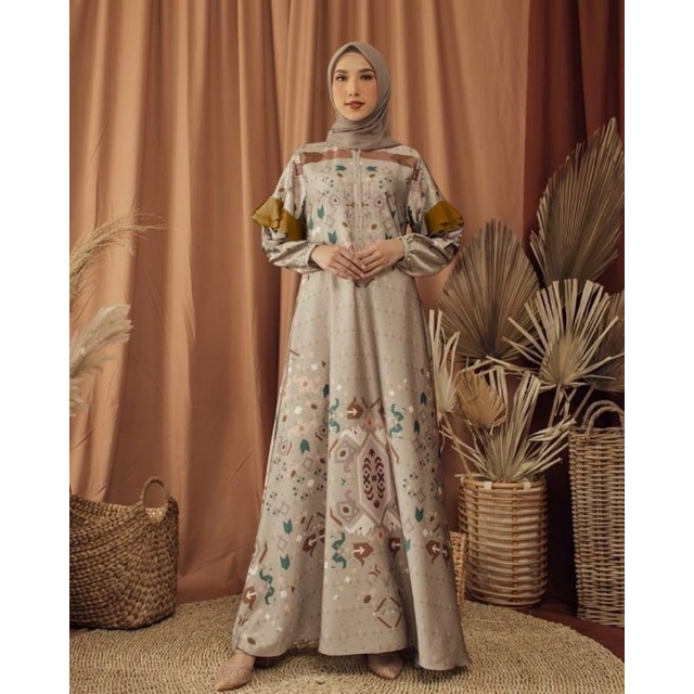 GAMIS Matt Maxmara Lux  MUSLIMAH KONDANGAN LEBARAN HAJATAN GLAMOUR MEWAH DRESS MODIS MODERN GAUN MAX