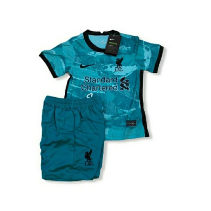 jersey bola for kids liverpool AWAY 2021 grade ORI