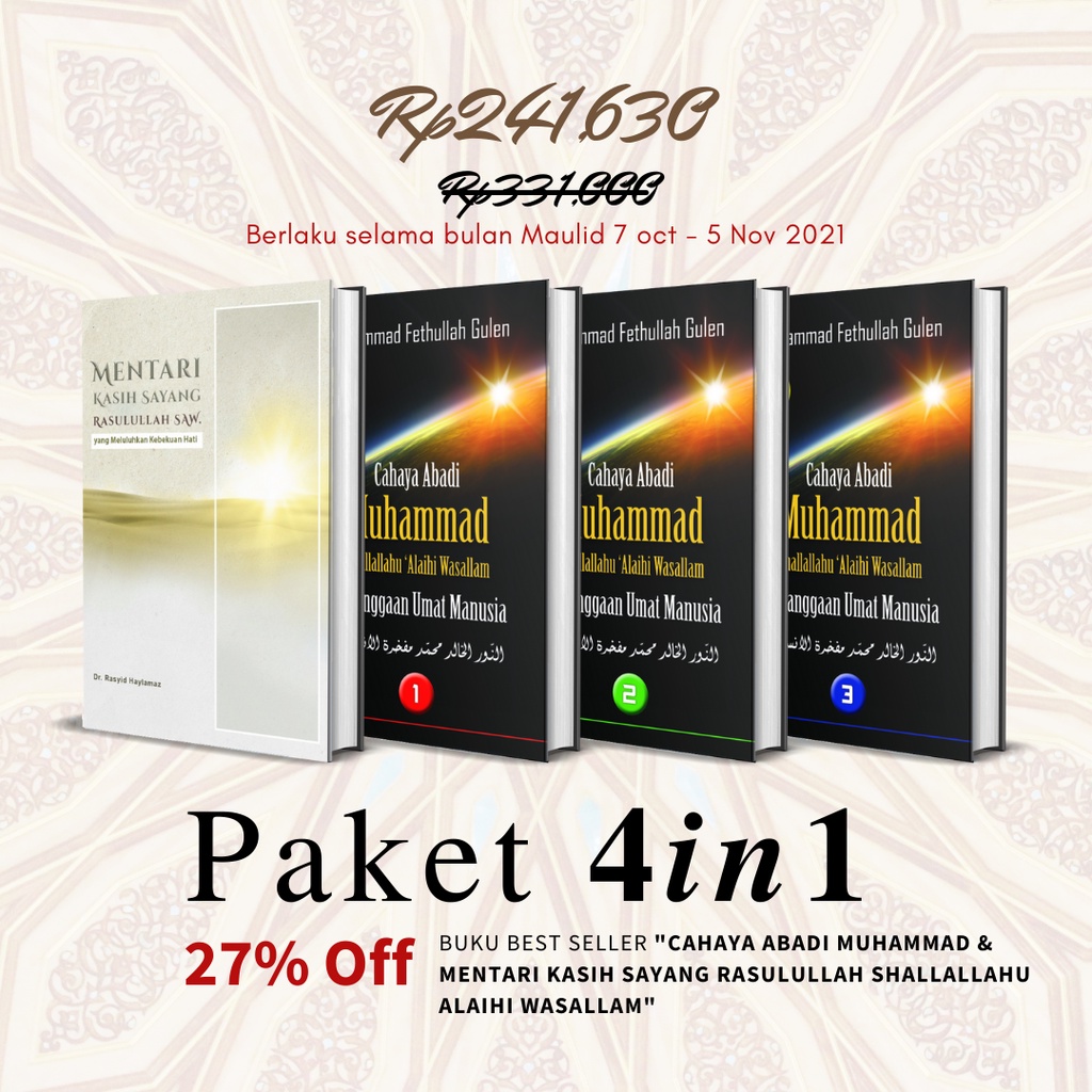 Paket Mentari & Cahaya Abadi Muhammad Saw 4in1 - Penerbit Republika